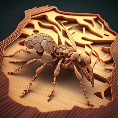 3D model Lachnomyrmex laticeps (STL)